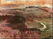 Edgar Degas Landscape with Hills Norge oil painting reproduction
